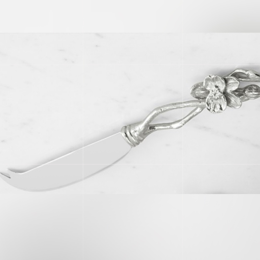 Michael Aram Silver 🧀 🔪 50% off or more, Brand New Serving Statement Any Apps! - Picture 2 of 2